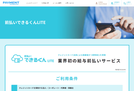 株式会社Payment TechnologyのHPキャプチャ